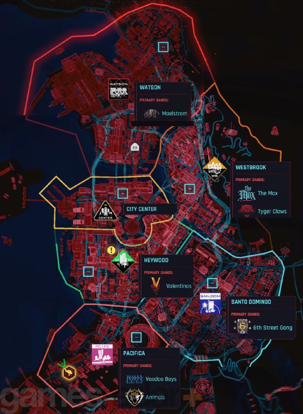 Cyberpunk Legendary Map