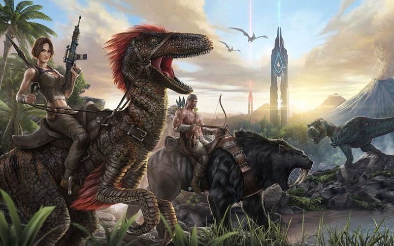 Como domar dinossauros em Ark: Survival Evolved, game de ação para PC?